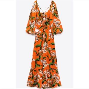 Zara flower dress